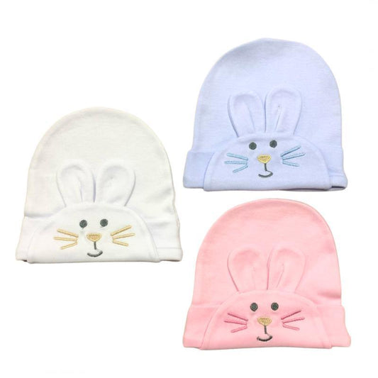 Cappellino neonato in cotone coniglietto - Baby Shop Store