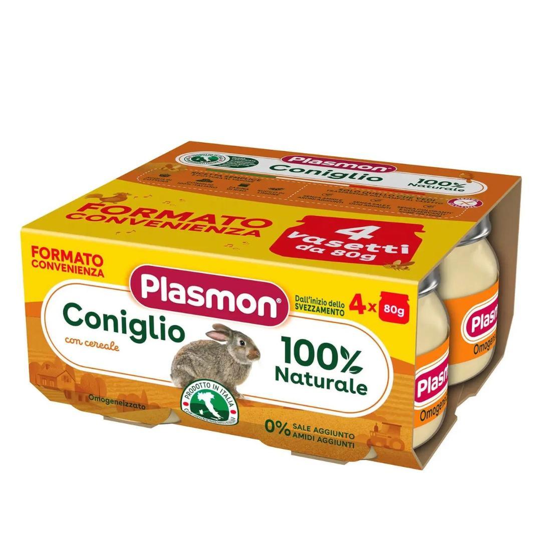 omogeneizzato Plasmon coniglio 80grx4 - Baby Shop Store