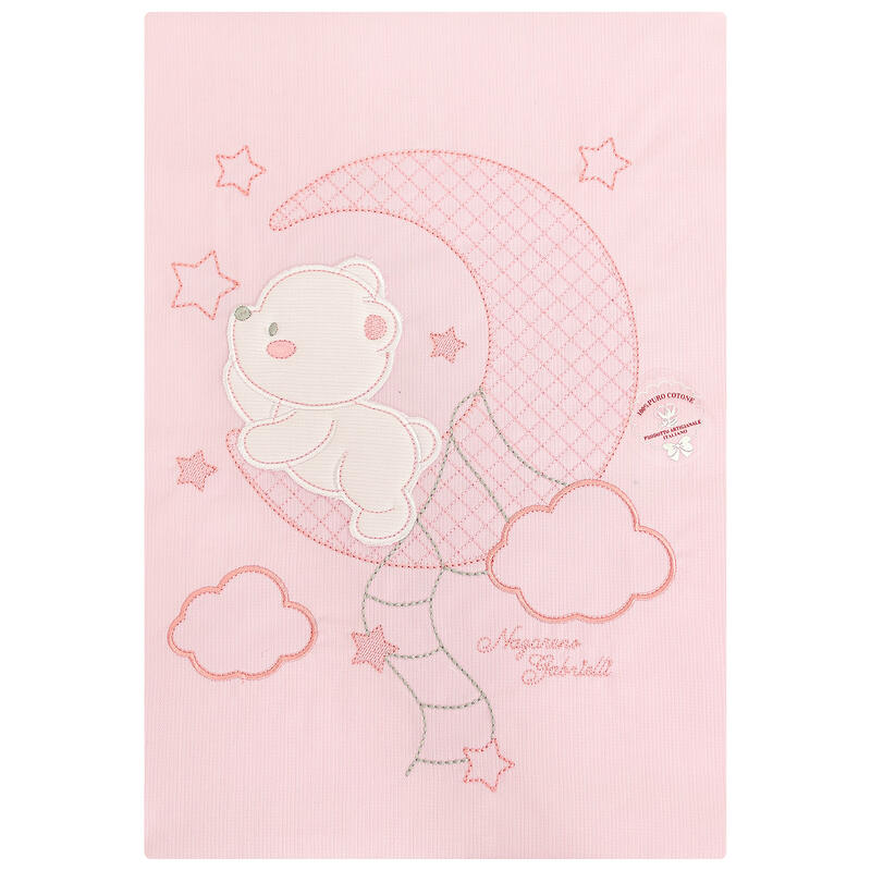 COPERTINA BabyCulla PIQUET RICAMATA Nazareno Gabrielli
