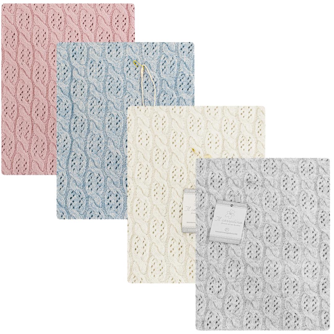 Copertina in lana Nazareno gabrielli 75x95cm babyculla