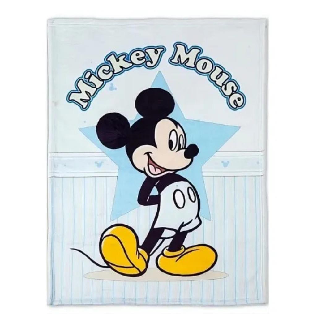 Copertina in soft pile Mickey 75x100 baby culla/next to me