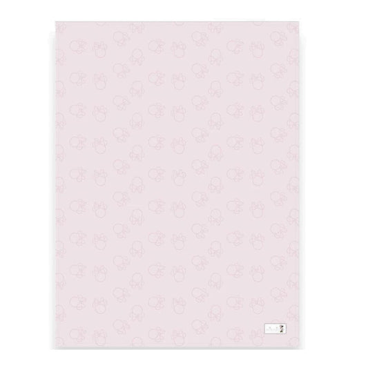 Manta polar suave Minnie rosa 75x100