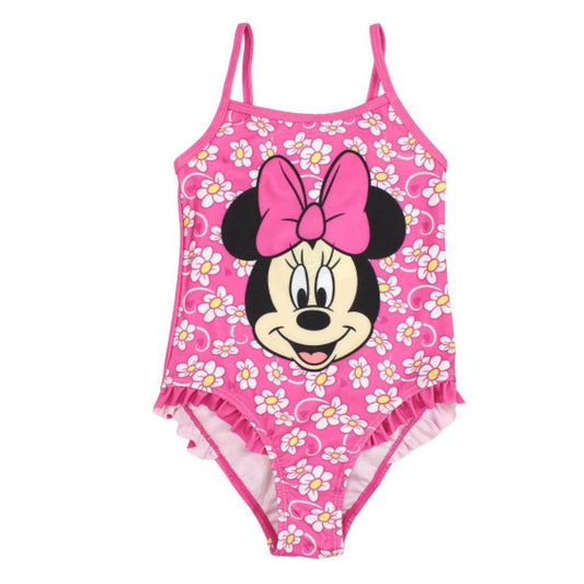 Costume intero Minnie fiorato fucsia - Baby Shop Store