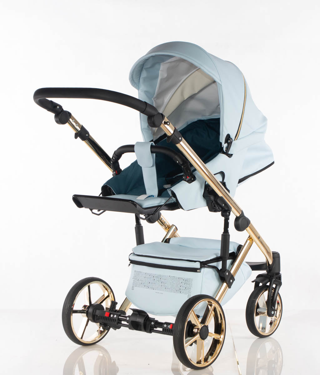 Cubic - col. Blu - Oro - 3in1 - Passeggino Trio