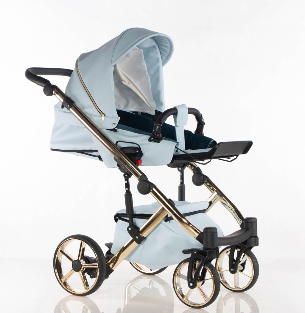 Cubic - col. Blu - Oro - 3in1 - Passeggino Trio