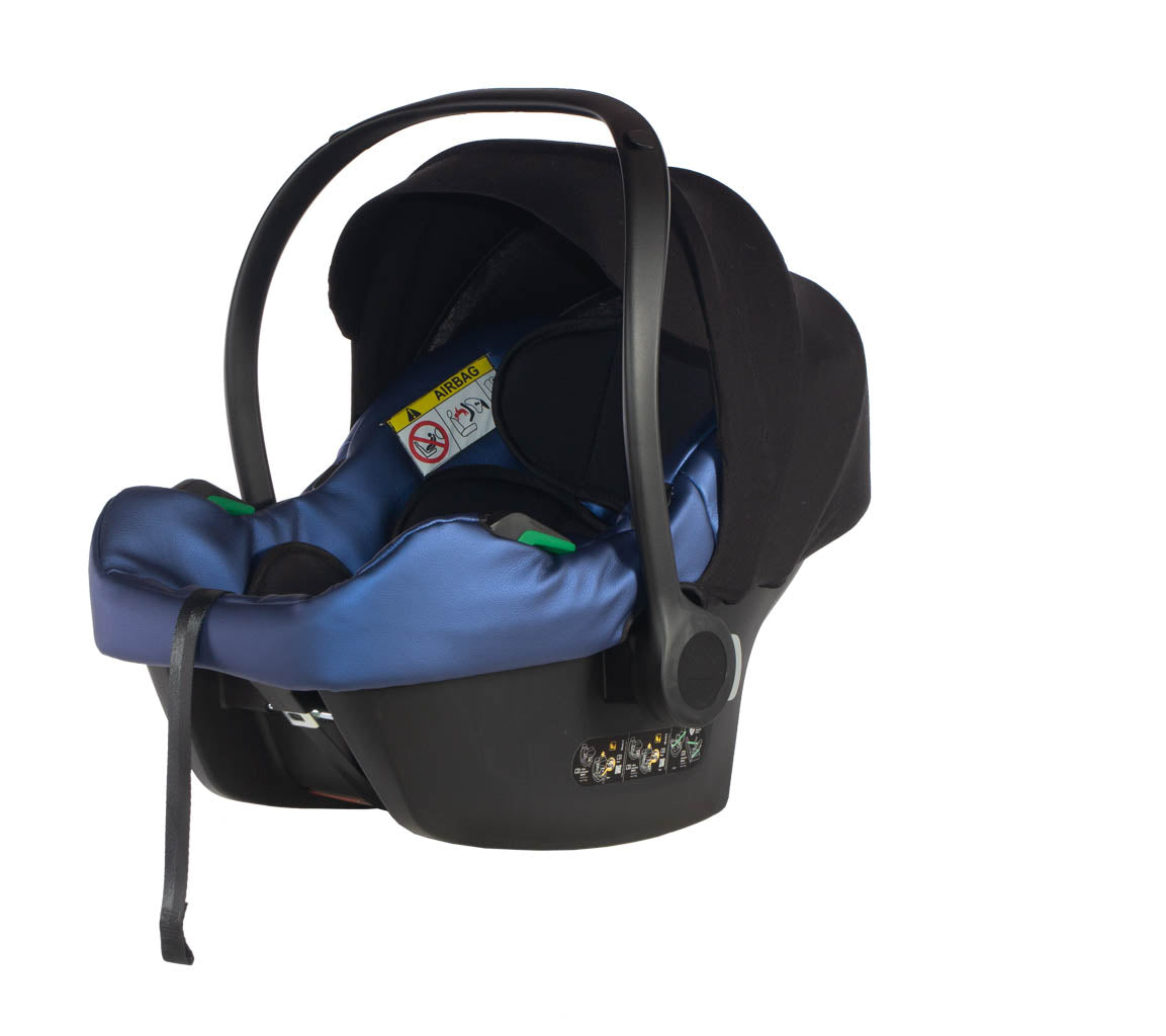 Cubic - Blu fiordaliso - Oro - 3in1 - Passeggino Trio