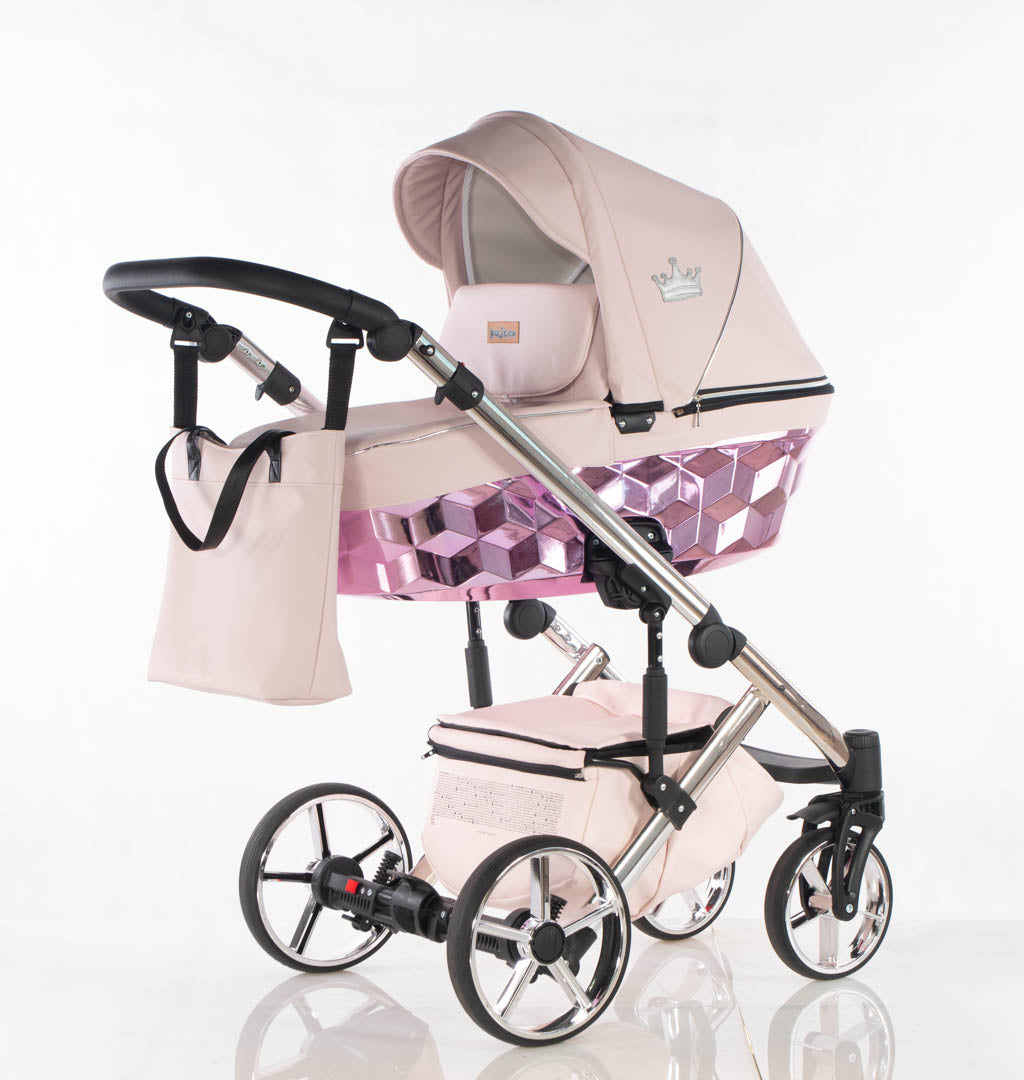 Cubic - Rosa Argento col. - 3in1 - Passeggino Trio