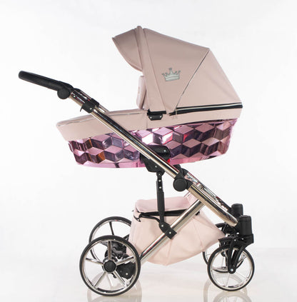 Cubic - Rosa Argento col. - 3in1 - Passeggino Trio