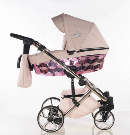 Cubic - Rosa Argento col. - 3in1 - Passeggino Trio