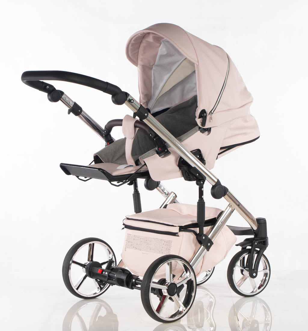 Cubic - Rosa Argento col. - 3in1 - Passeggino Trio