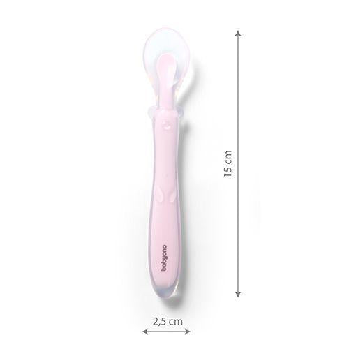 cucchiaino in silicone Rosa Babyono