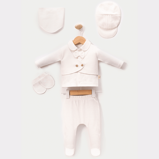 Set 5pz Neonato/ Bimbo Invernale Elegante