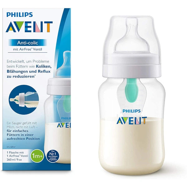 Biberon Avent anti-colica 260ml 1m+