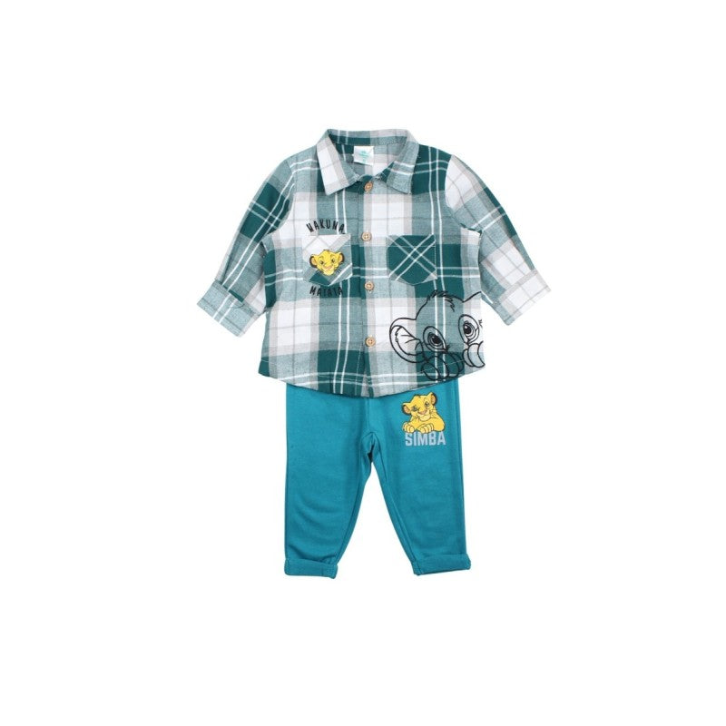 Traje invierno niño Rey León Simba cálido algodón 