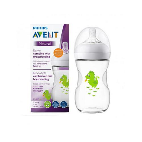 Biberon Philips AVENT Natural 1m+ draghetto
