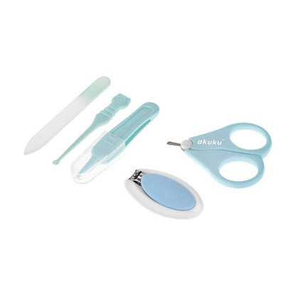 Set Cura Unghie Neonati Akuku  Confezione a Forma di Mela