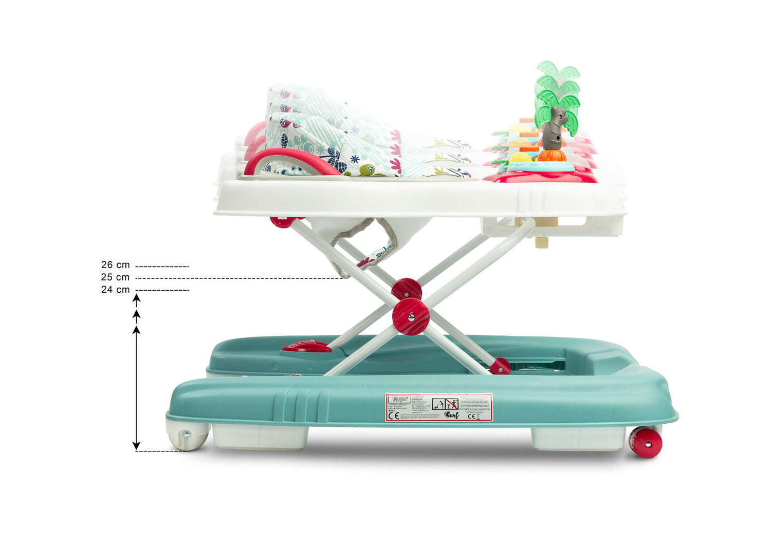 Girello Surf 2 in 1 Con Spinta Agevolata