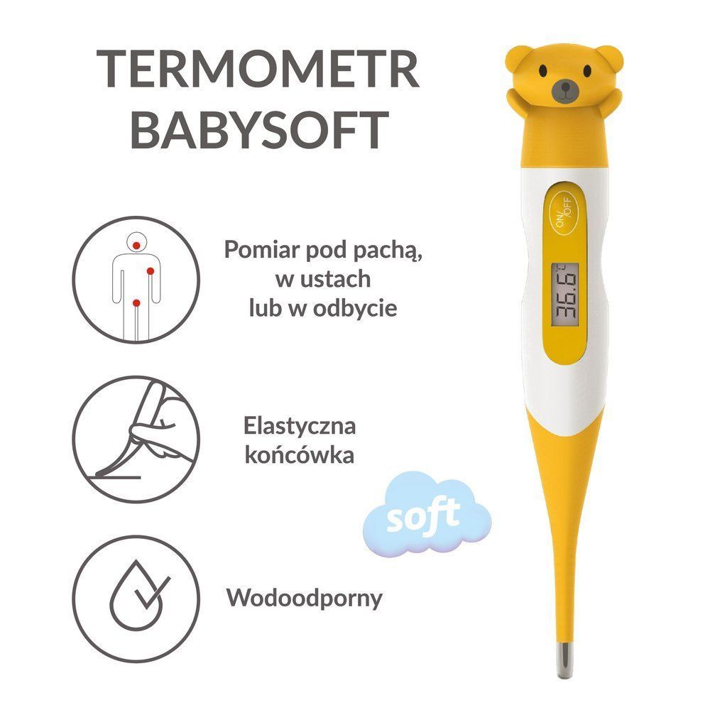 Termometro baby soft colore casuale