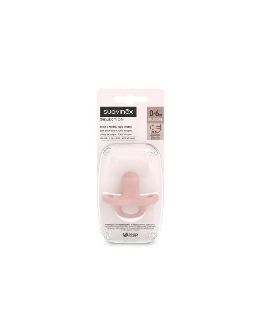 Ciuccio Suavinex 100% Silicone – Morbido e Flessibile (0-6 Mesi) 🎀