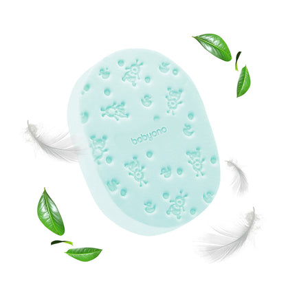 Spugna Morbida BabyOno  Delicata sulla Pelle del Neonato verde