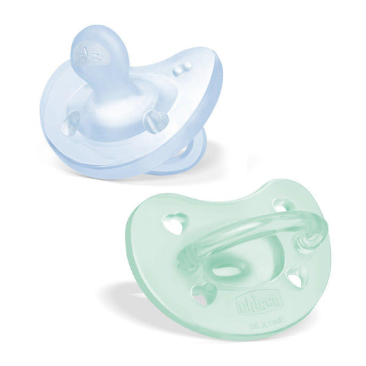 Chicco Gommotto Silicone Azzurro 2-6 Mesi 2 Pezzi - Baby Shop Store