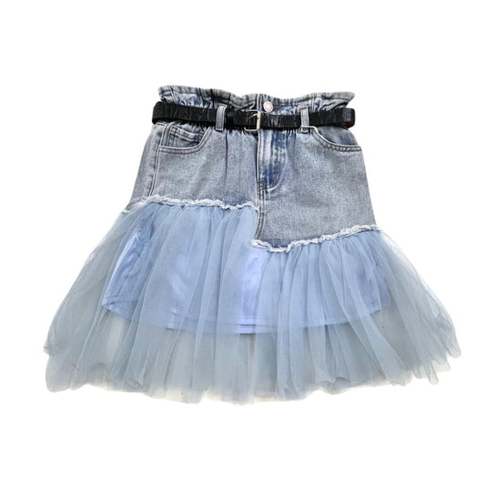 Gonna di Jeans con tulle