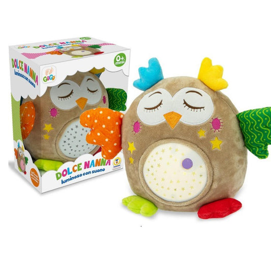 Peluche Proiettore con suono Gufo - Baby Shop Store