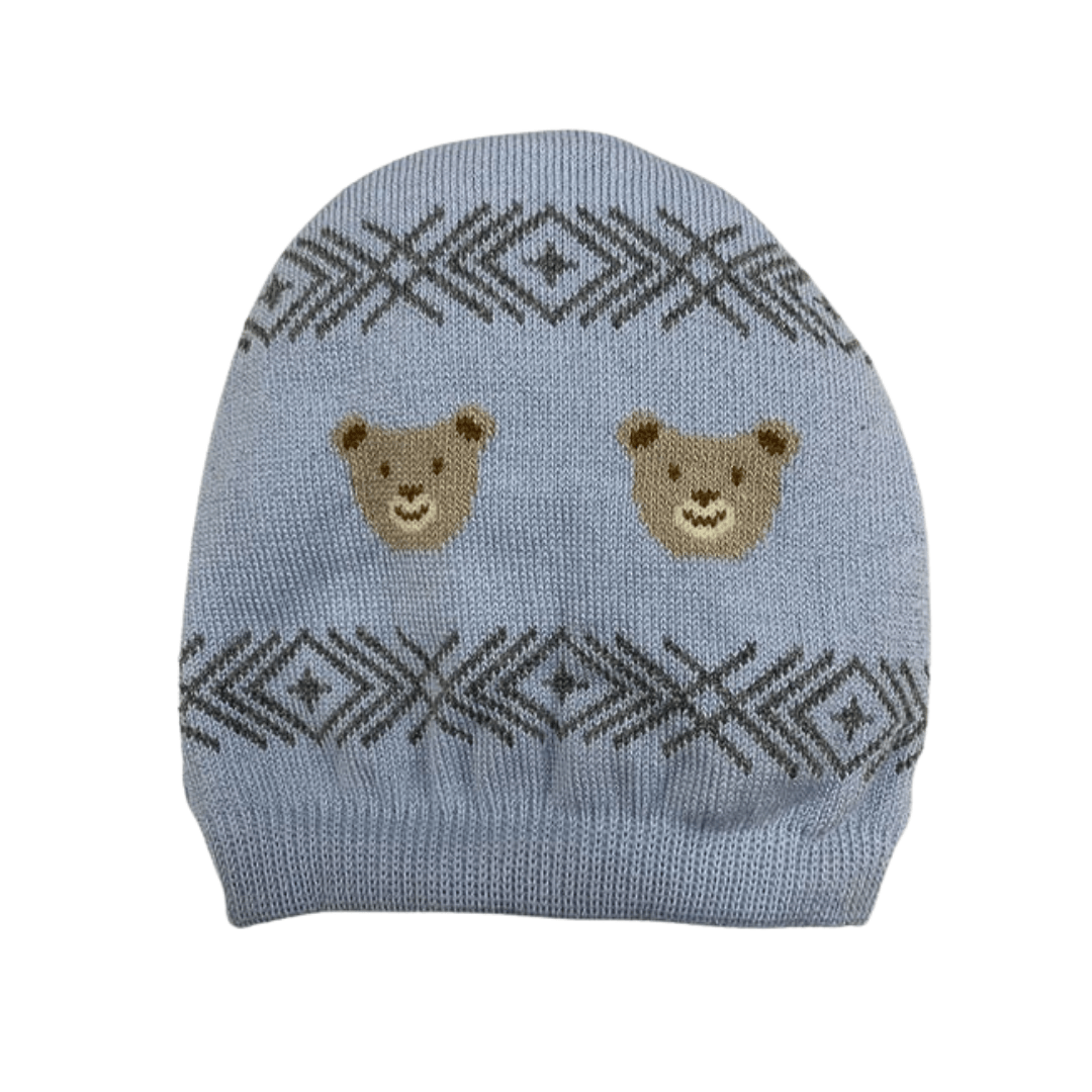 cappelino azzurro orsetto - Baby Shop Store