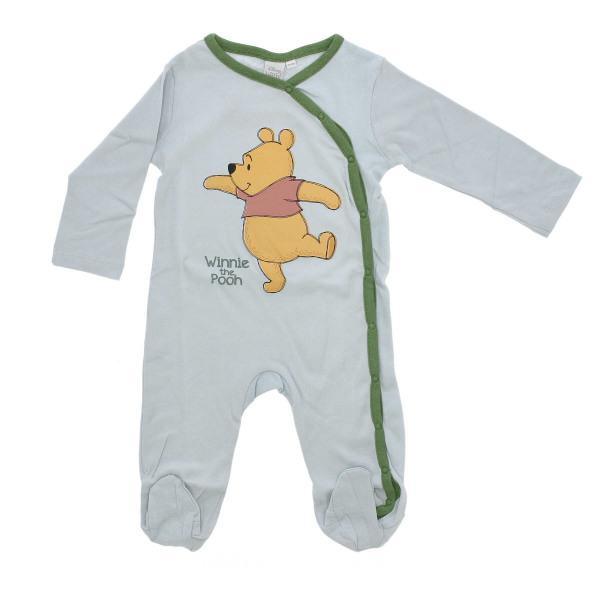 Tutina Winnie The Pooh Cotone Verde - Baby Shop Store