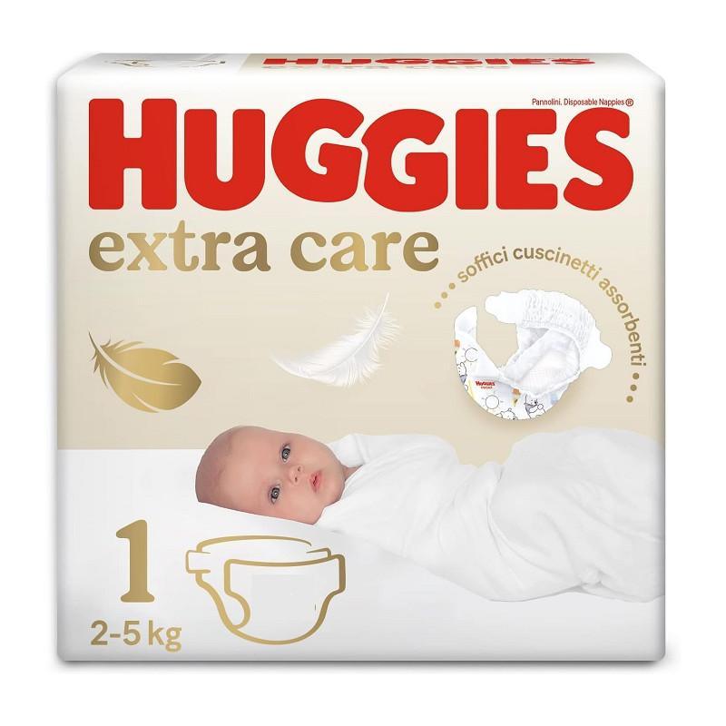 Pannolini Huggies Extra Care 1., 2-5 kg 28pz - Baby Shop Store