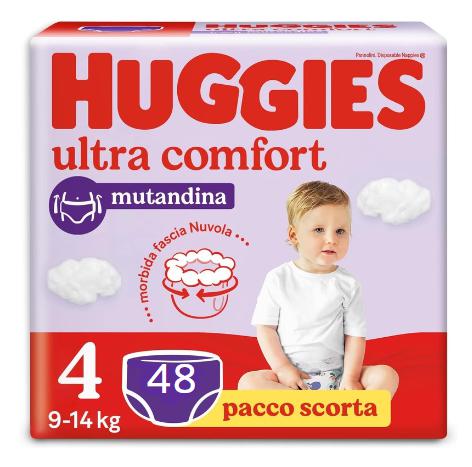 Pannolino Huggies Ultra comfort Mutandina 4., 48 p