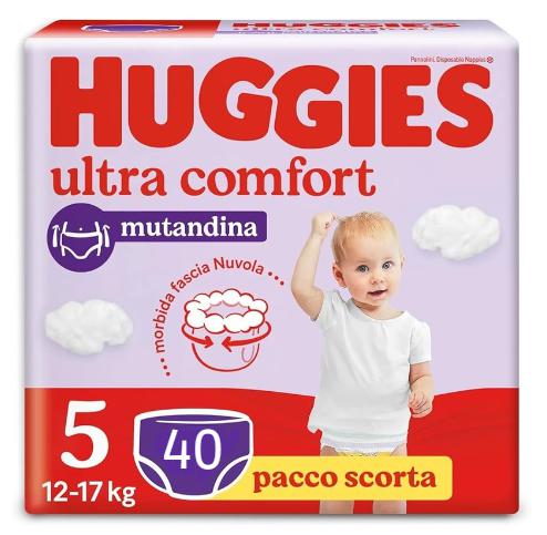 Pannolini Hugghies mutandina 5. 40 pz