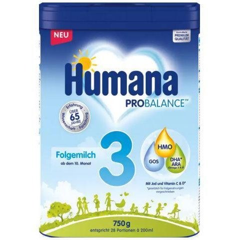 Humana 3 polvere 750gr - Baby Shop Store