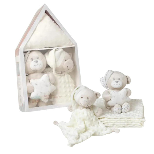 Set Regalo Copertina, Dou Dou e Peluche 3pz 0m+ - Baby Shop Store