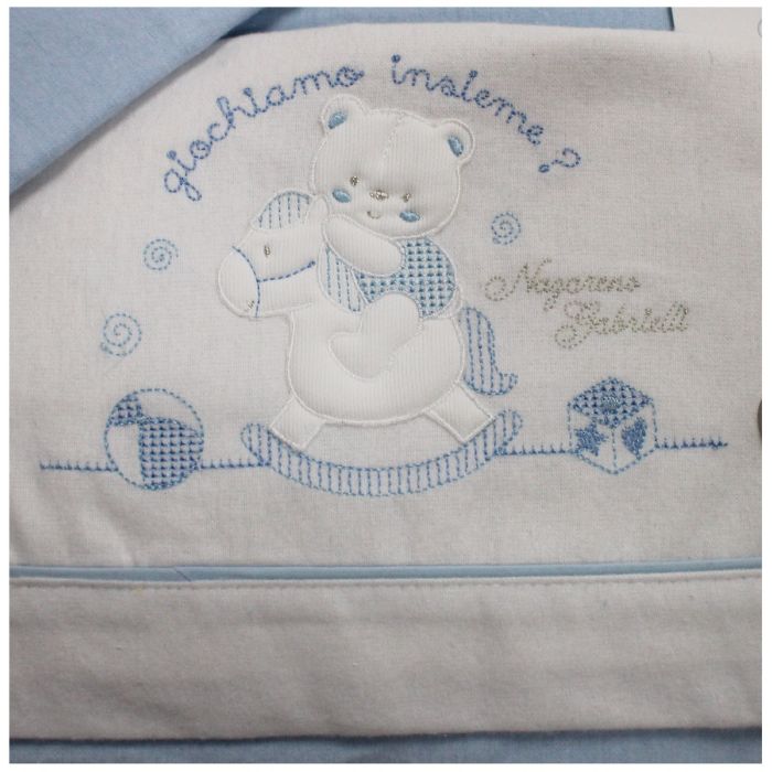 Lenzuolino Next To Me Nazareno Gabrielli Azzurro