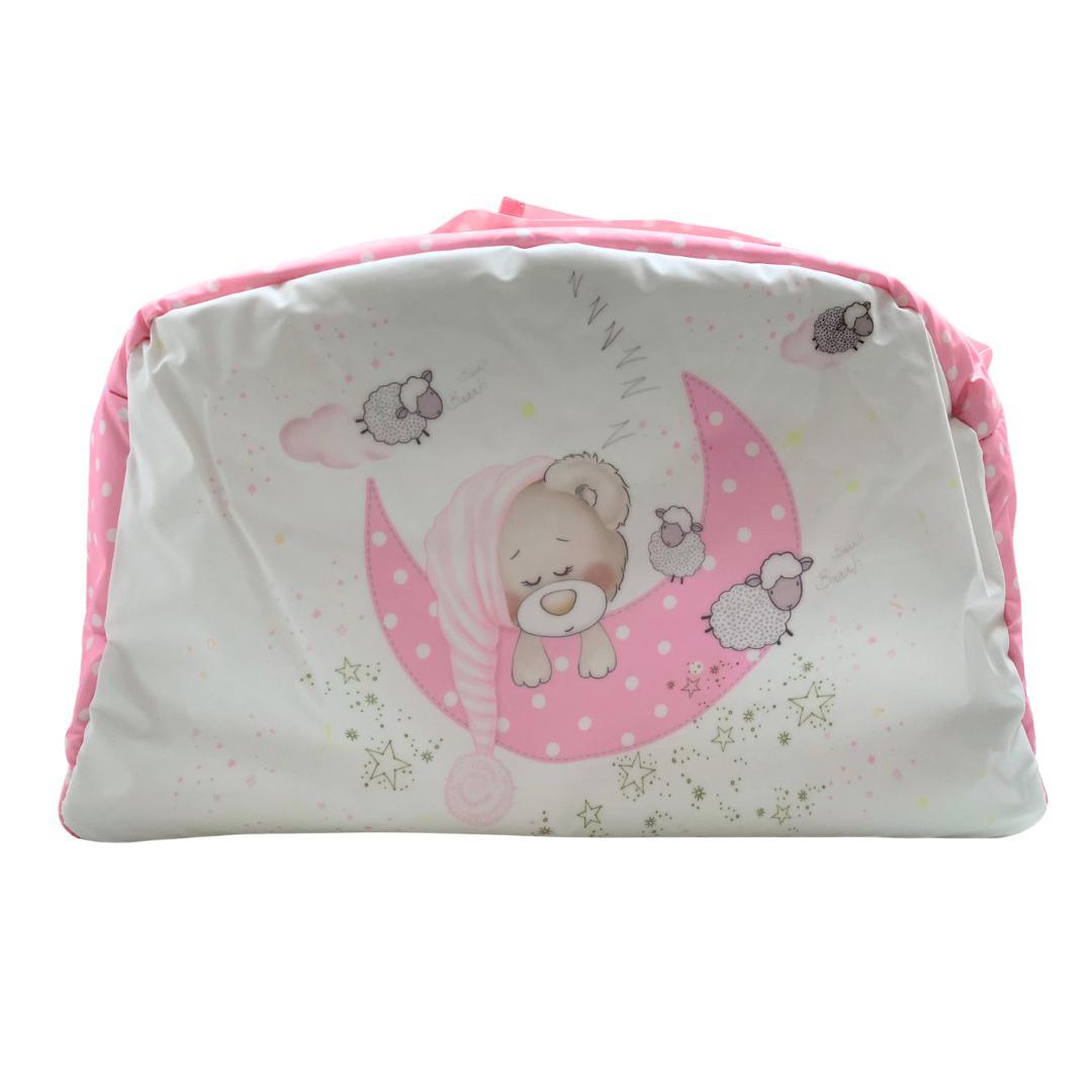 Borsone Interbaby Rosa plastificato - Baby Shop Store