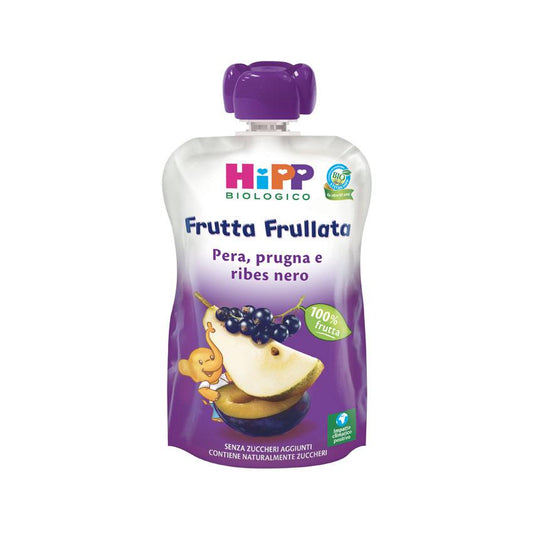 Frutta Frullata Pera, Prugna e Ribes nero Hipp 90g