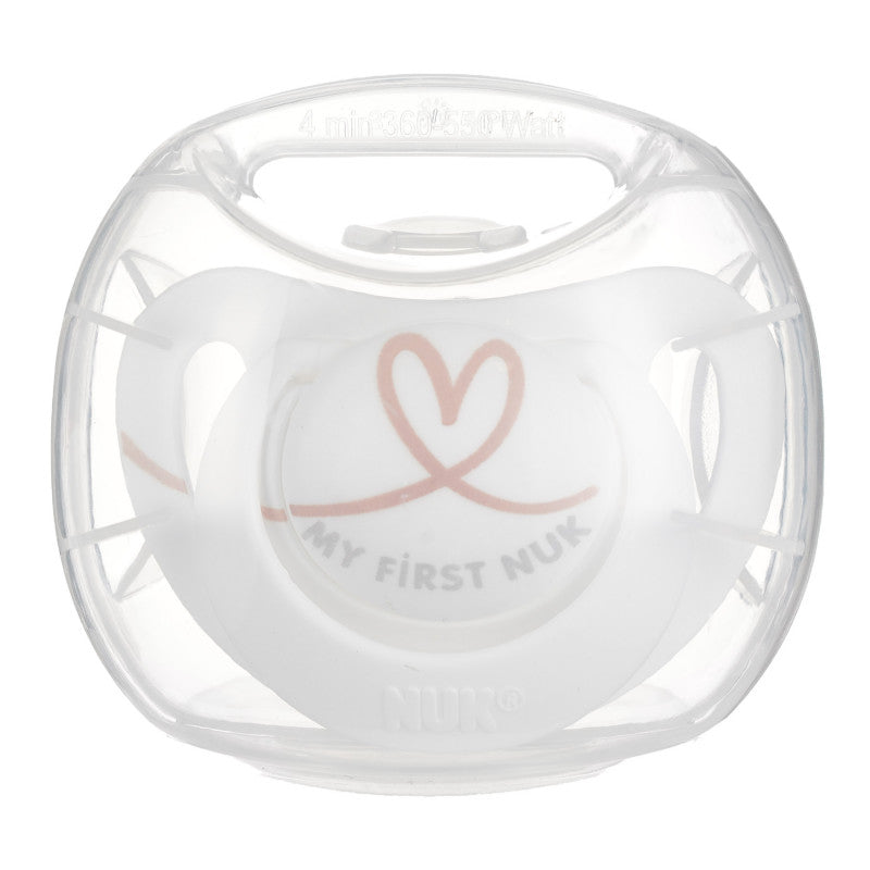 Ciuccio nuk 0-6mesi silicone neutro
