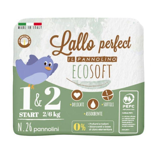 Lallo 1-2. 2/6kg 26 pannolini ecosoft - Baby Shop Store