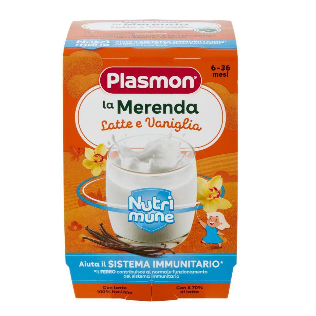 Merenda Plasmon latte e Vaniglia 2x120gr - Baby Shop Store