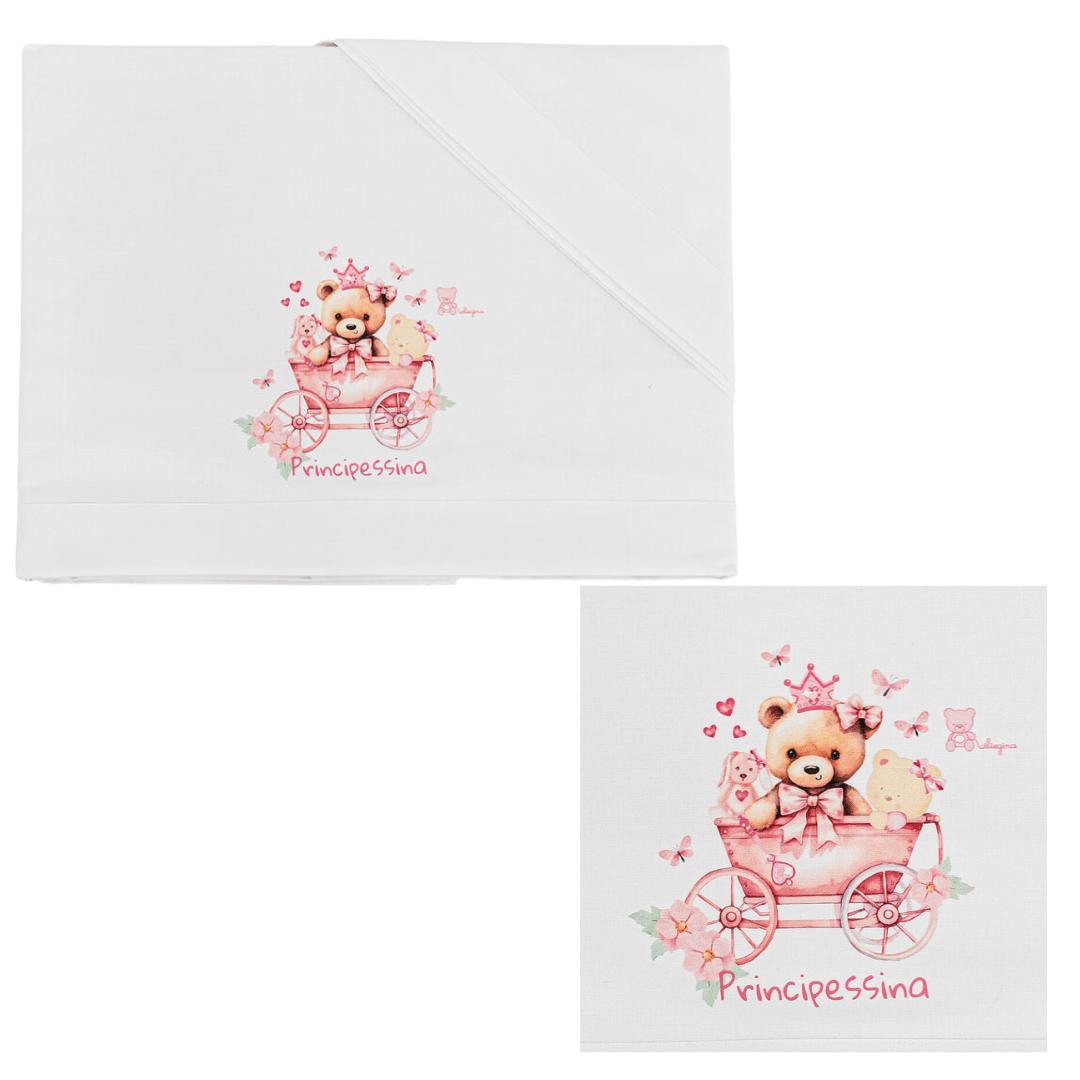 Lenzuolino Baby Culla Ciliegina Principessina