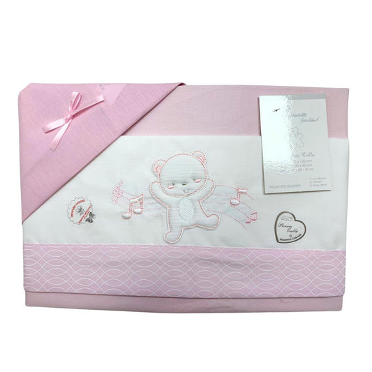 Lenzuolino Nazzareno Gabrielli rosa babyculla - Baby Shop Store