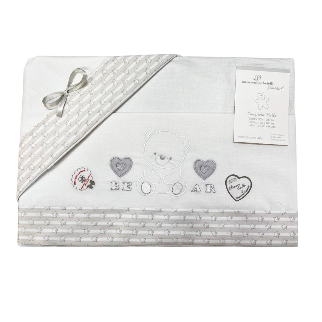 Lenzuolino Nazareno Gabrielli Baby culla Bear
