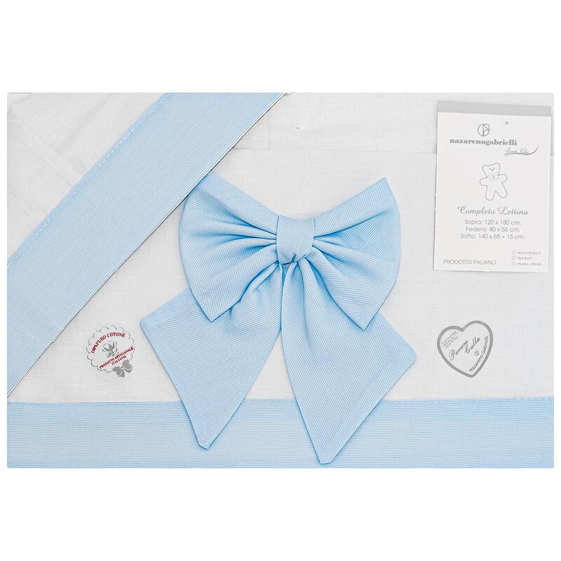 LENZUOLO 3 PZ LETTINO RICAMATO nazareno Gabrielli