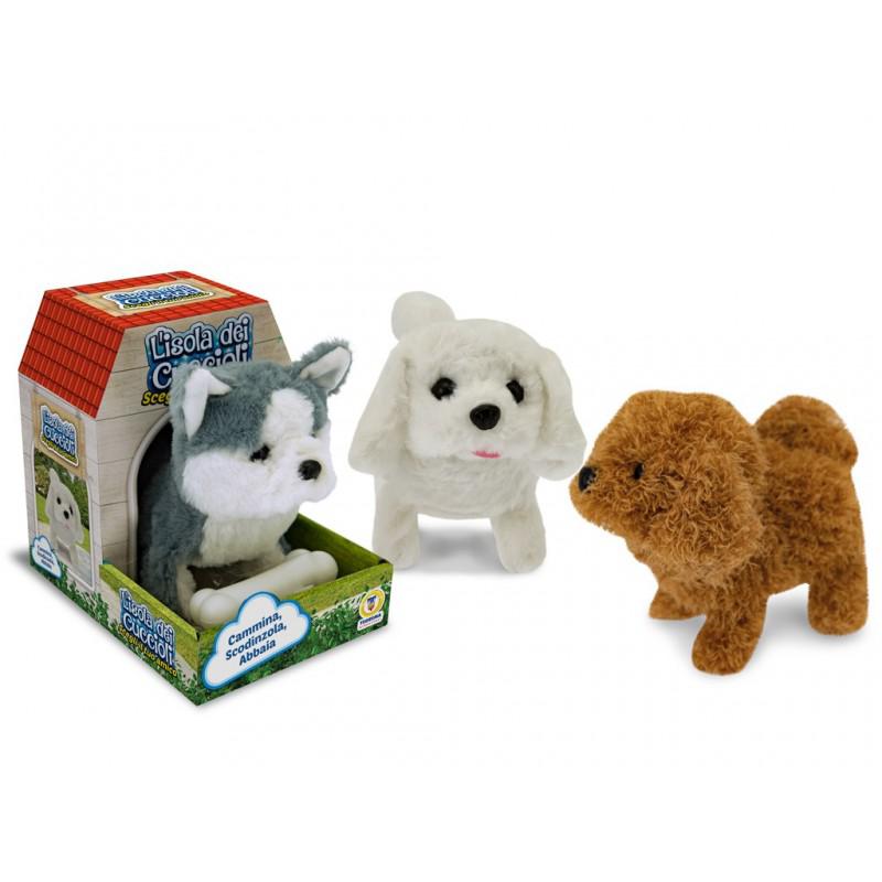 Peluche Cane Interattivo Cammina, Scodinzola e ABB