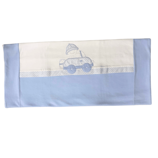 copertina estiva in cotone le chicche azzurra - Baby Shop Store