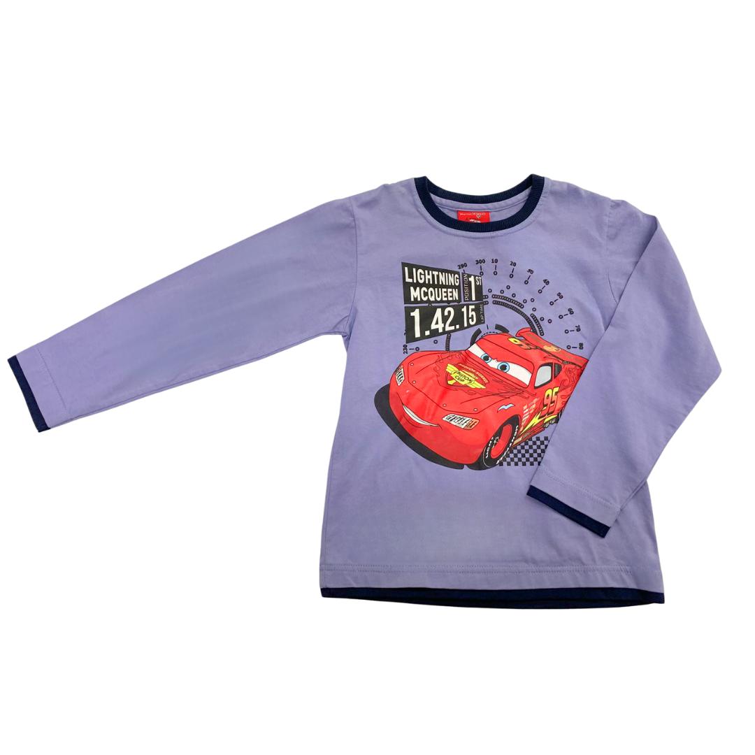 Maglia Bambino Manica Lunga Cars McQueen