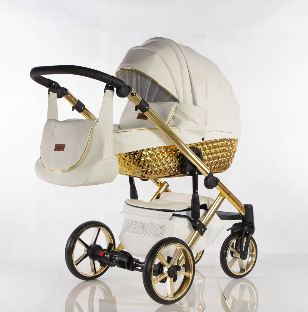 Magnum GT - Bianco-Oro - 3in1 - Passeggino Trio Ovetto