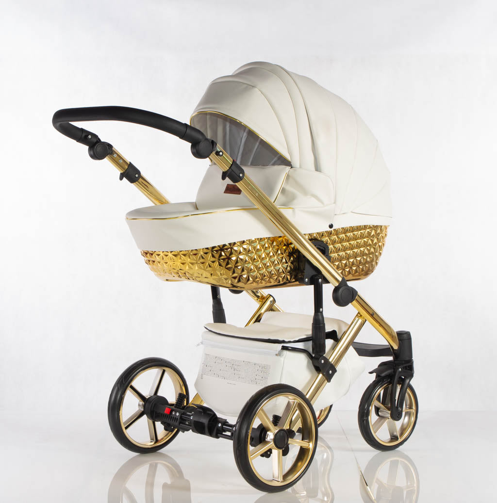 Magnum GT - Bianco-Oro - 3in1 - Passeggino Trio Ovetto