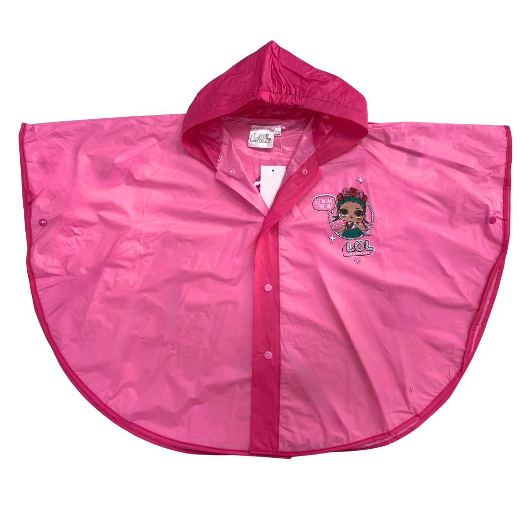 Mantellina Impermeabile Bambina LOL con cappuccio
